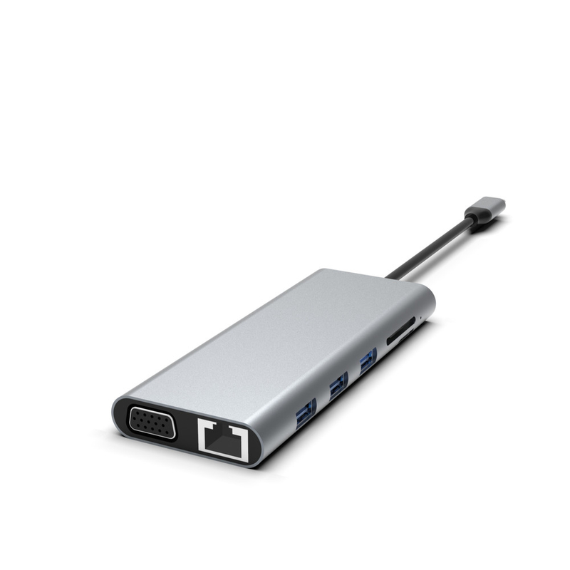 5 in 1 USB C Hub con Ethernet Usb A Rj45 Adapter Tipo C Docking Station MacBook
