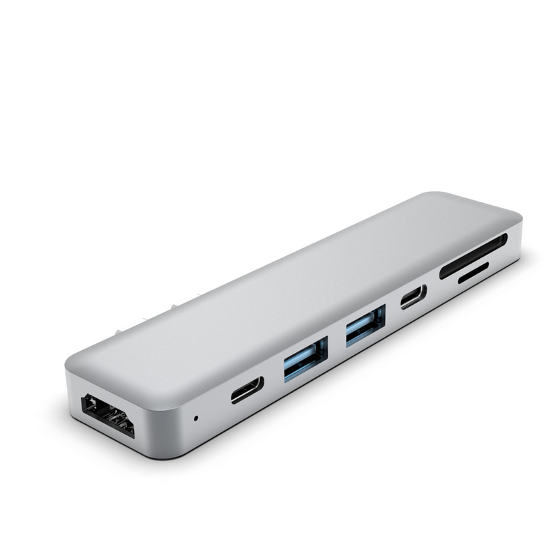 Adaptatore dual usb c Hub personalizzato Dock 6-in-1 HDTV Dock Hub USB personalizzabili per macbook