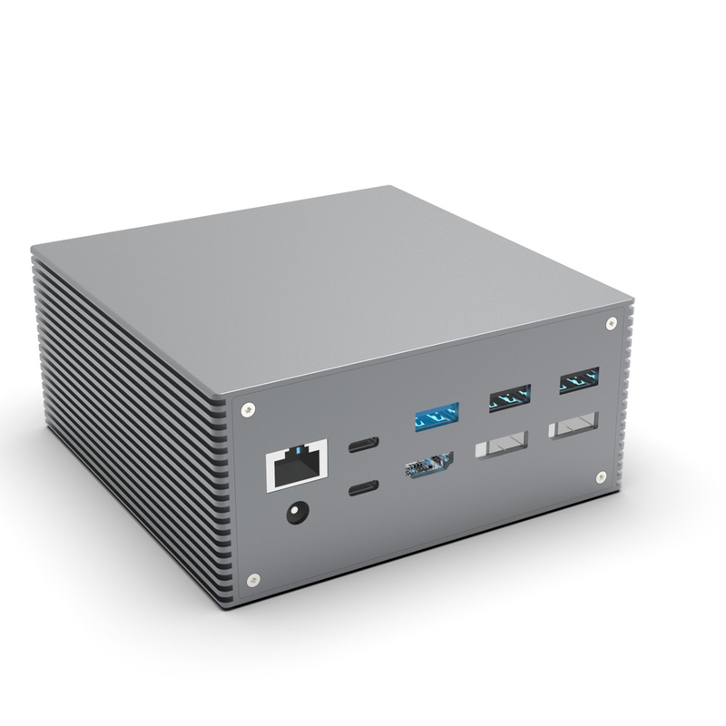 15 in 1 Dual USB C Docking Station 4k 60hz Tipo C SD 104Mb RJ45 1000M USB 3.0 Per Laptop