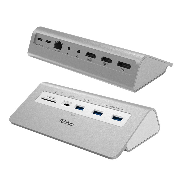 Adaptatore multiporto USB C hub 9-in-1 con lettore di schede USB-A e SD/TF