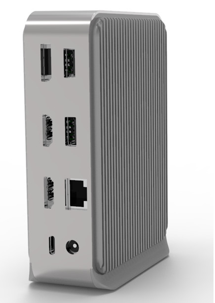 14 porte USB-C Docking Station 65w Chromebook Certificato Triple 4K Monitor 3.5mm Audio Jack Per Laptop