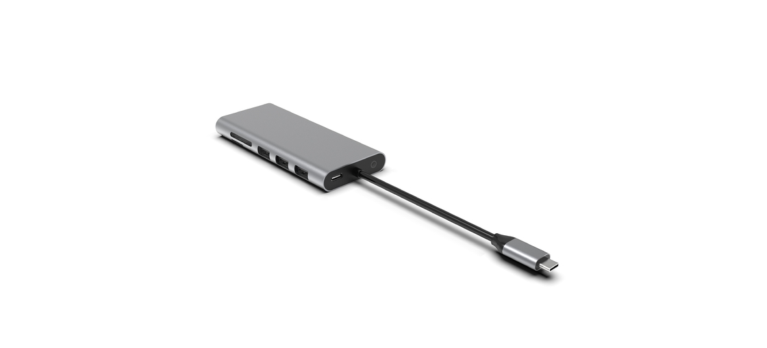 Macbook Usb A Adapter per Macbook Air 5 in 1 Multi Ports 4K Usb Type C Slim 3.0