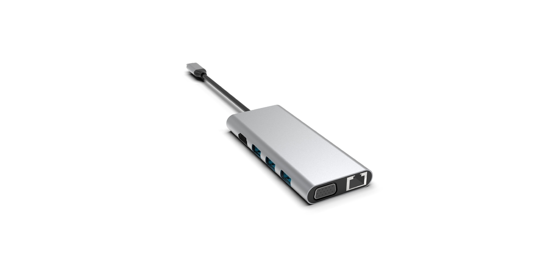Macbook Usb A Adapter per Macbook Air 5 in 1 Multi Ports 4K Usb Type C Slim 3.0