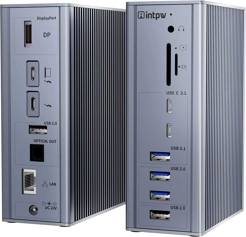 USB C Docking Station Thunderbolt 4 HDMI 8K 60Hz USB4 40Gbps 20 Multi Port Tipo C PD Rj45 HUB USB C 3.2 Gen 2