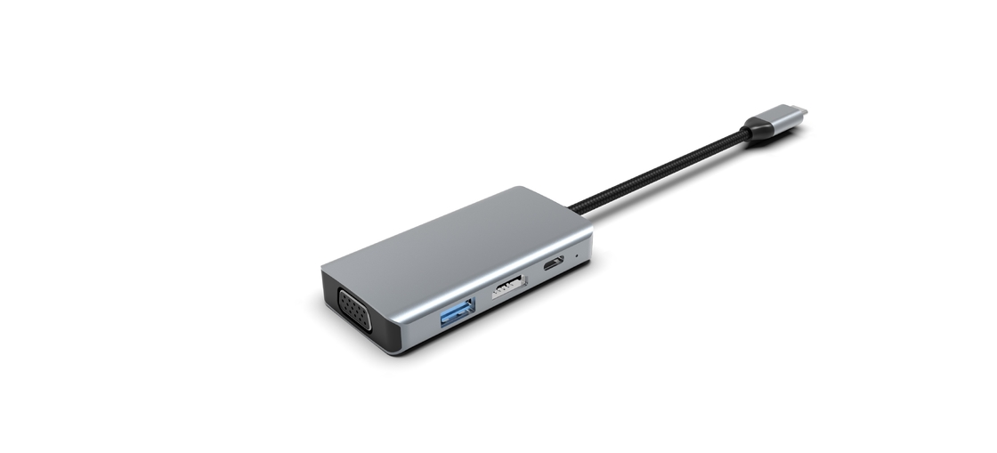 All In One HDD 4 In 1 Usb C 4 In 1 Multiport Adapter Hub Expansion Laptop Docking Station Tipo C a HDMI USB 3.0 PD