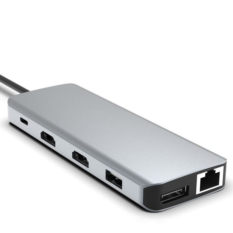 Hub USB-C 11-in-1 per MacBook Pro con lettore di schede USB 3.0 SD/TF