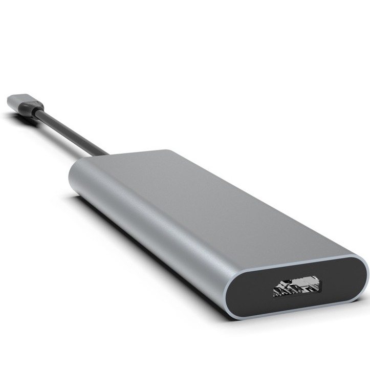 Adattatore USB-C Hub ad alta velocità con USB 3.0 HDMI PD di ricarica Logo personalizzato disponibile per