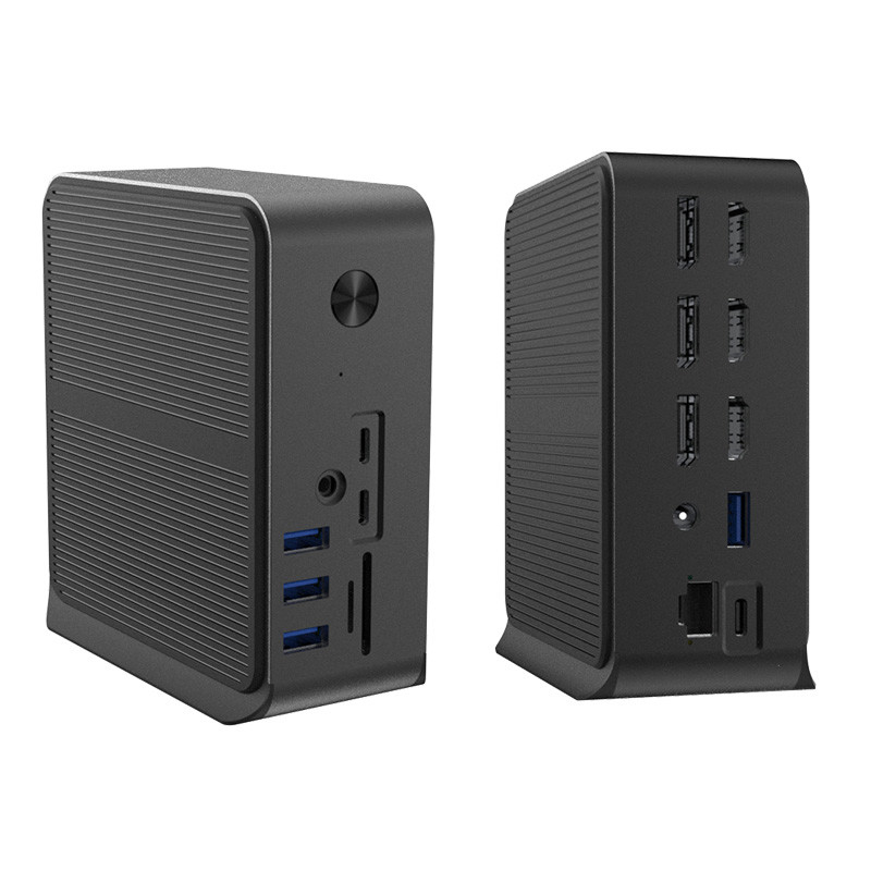 HDMI 4k 60hz Thunderbolt 3 Monitor Gigabit Ethernet Card Reader E Combo Jack Audio