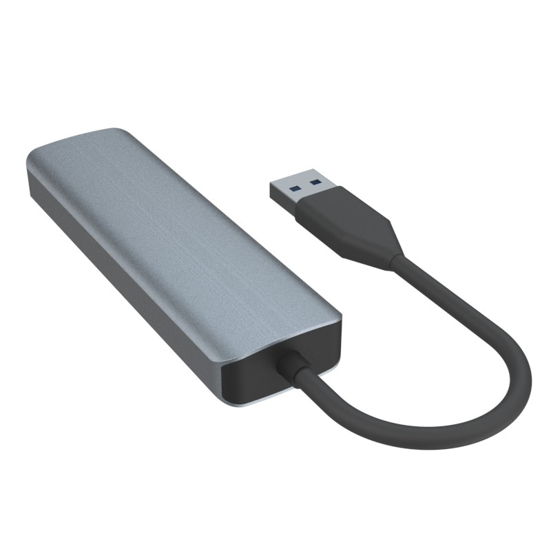 All In One USB A Hub Multi USB 3.0 Hub Trasferimento di dati senza sforzo 5Gbps Supporto di alimentazione Mac