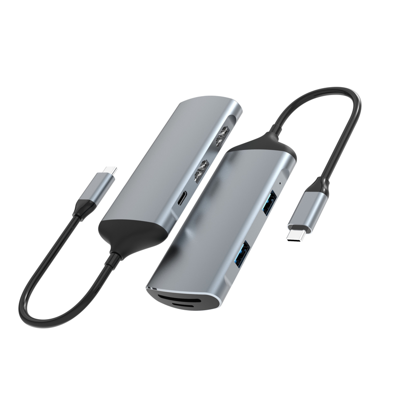 9 in 1 DisplayLink Docking Station Usb C con porta audio per notebook laptop