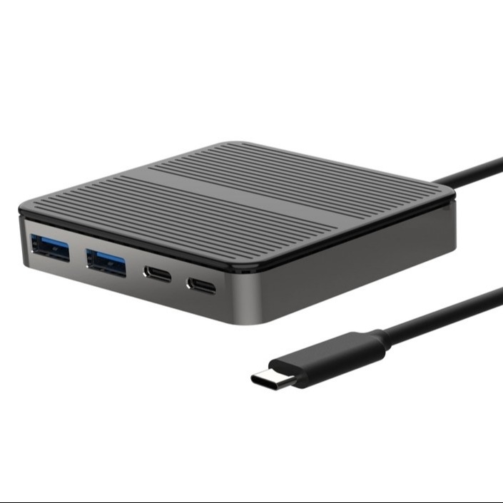 Tipo di alimentazione C ad adattatore USB quadrato USB 3.0/2.0 Hub Trasferimento dati e connettività per computer portatili