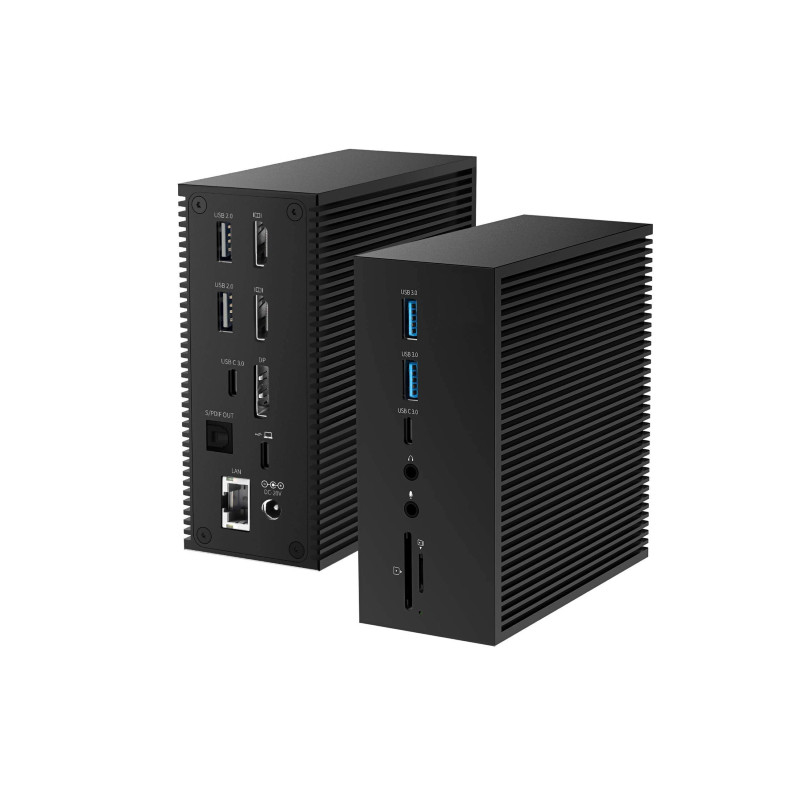 DisplayLink Docking Station per Macbook Pro Dual Monitors M1/M2 Windows 15 In 1 USB C 3.0 Laptop
