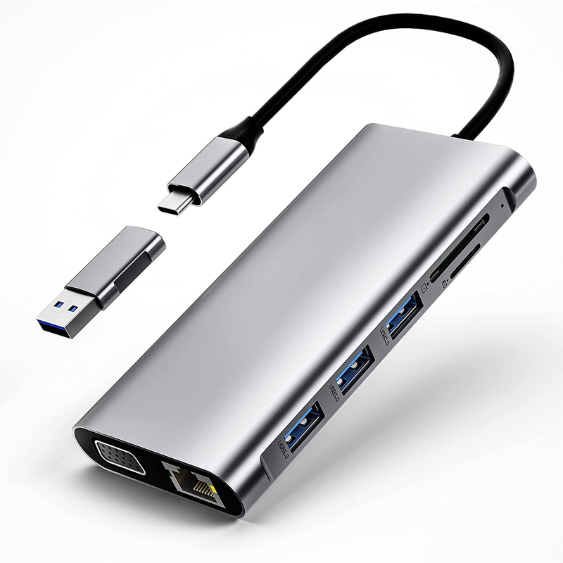 USB 3.0 Hub Estensione Tipo A Maschio a Femmina cavo dati con USB C Hub Power Extra Long