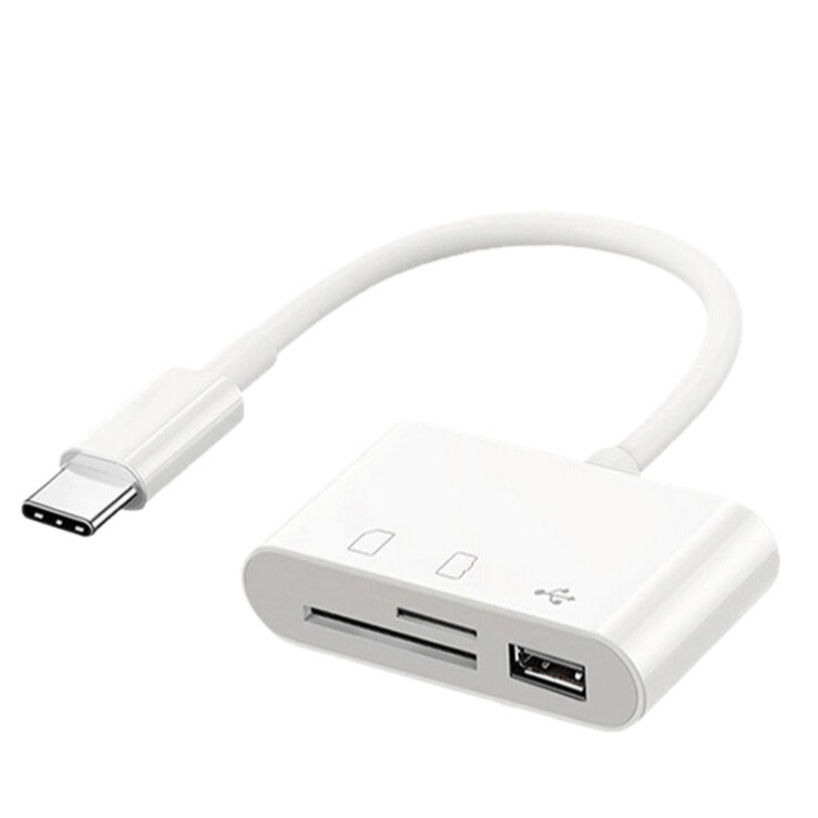 Macbook USB C lettore di schede SD Adaptore di schede SD lettore di schede di memoria con microSD USB 3 porta per Iphone