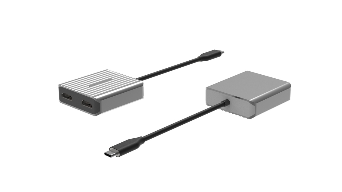 High Speed HDMI To Usb Un adattatore Usbc 2 HDMI 8K 4K doppio specchio portatile