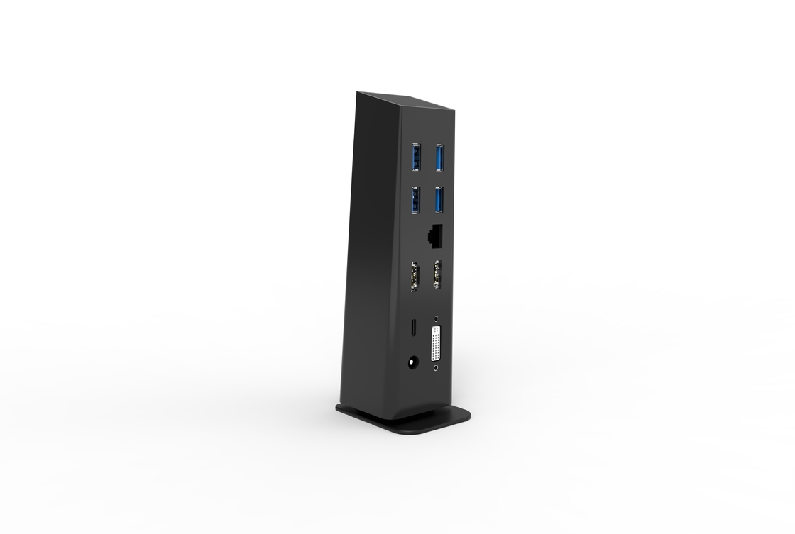 Thunderbolt Portable Docking Station per computer portatili Cable integrato USB3.0 Hub Docking Station