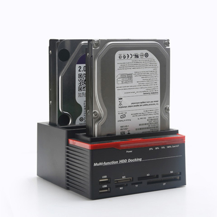 NVMe M.2 Duplicator Clone Offline a doppia sponda USB C a NVME Docking Station Per M2 SSD M Key Hard Drive