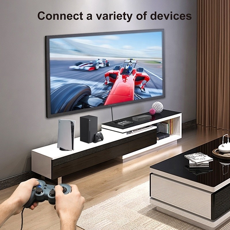 8K HDMI Switch 3 In 1 Out Supporto 3 HDMI Input 8K 60Hz 4K 120Hz Tecnologia avanzata