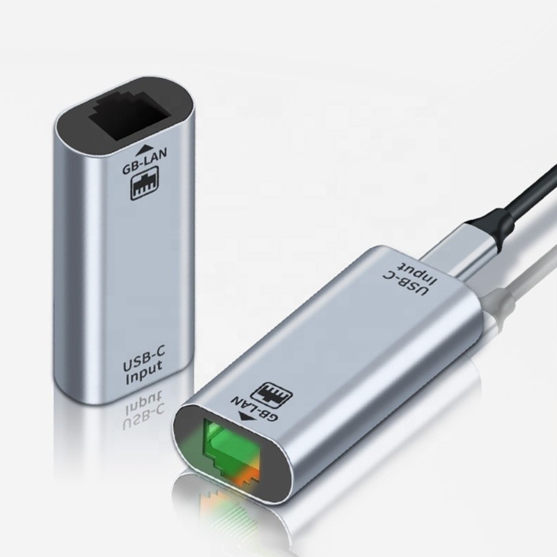 USB C Adaptatore di porta Ethernet femminile 10/100/1000 Mbps Velocità per una connessione di rete veloce
