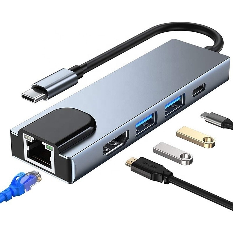 Adapter USB C 13 in 1 4K HDMI Hub Tipo C a HDMI 4K USB 3.0 2.0 PD Converter di ricarica