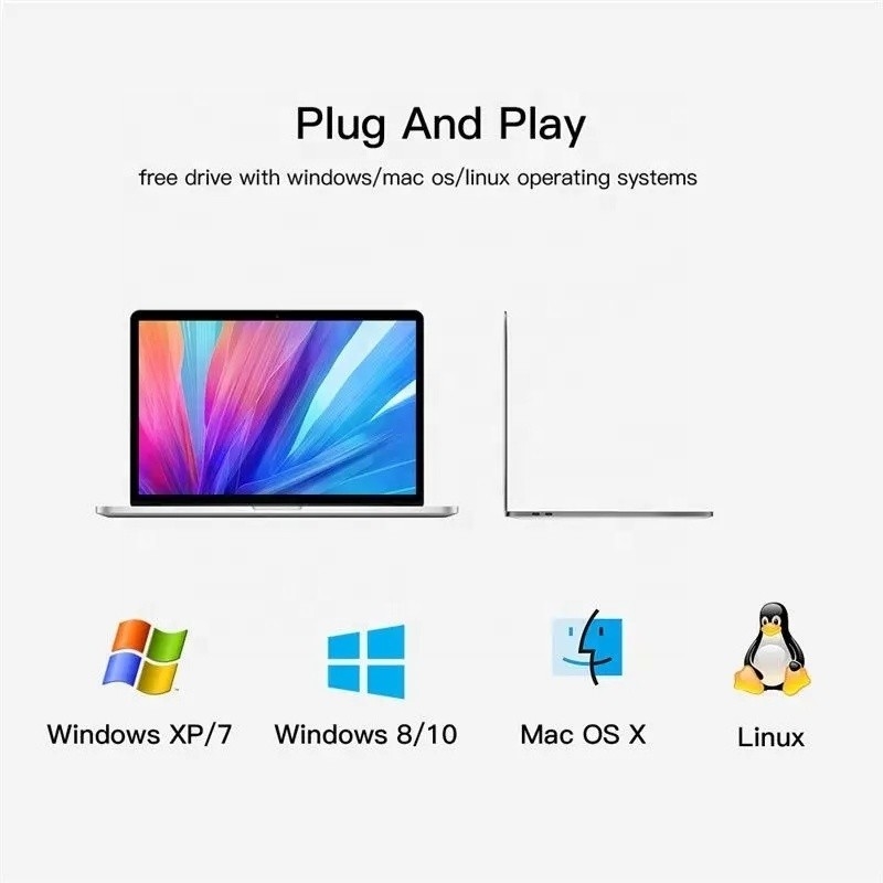 Interfaccia di tipo C 4 in 1 4 porte Hub Tipo C OTG a USB 3.0 2.0 Adapter Legatura di alluminio