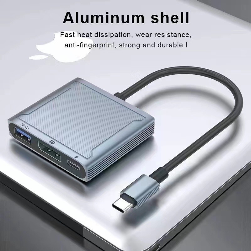 USB C Hub con HDMI e Displayport, 13 in 1 USB C per Displayport Hub con 100W PD