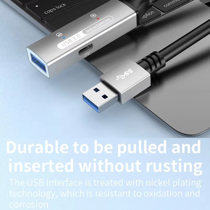 USB 3.0 Hub Estensione Tipo A Maschio a Femmina cavo dati con USB C Hub Power Extra Long