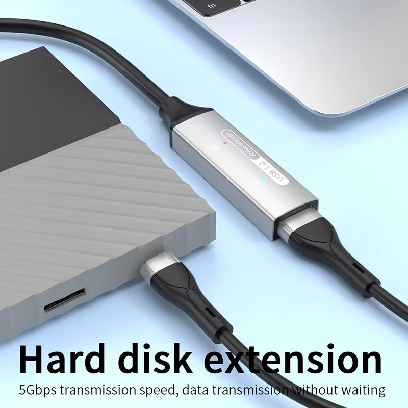 USB 3.0 Hub Estensione Tipo A Maschio a Femmina cavo dati con USB C Hub Power Extra Long