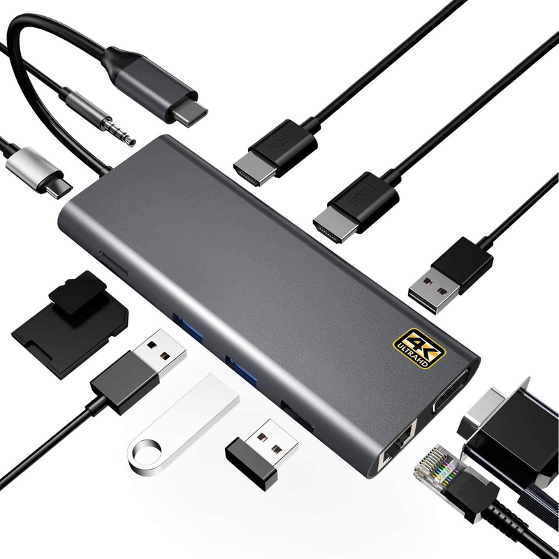 Velocità di trasferimento dati fino a 5/10Gbps Connessione Thunderbolt Laptop con 85/100W di potenza per prestazioni potenti