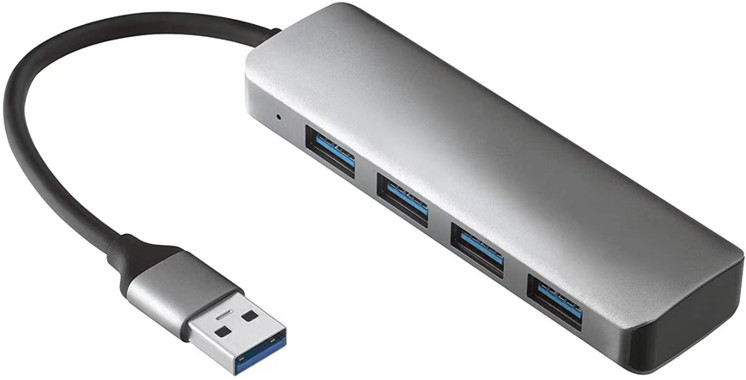 4K HDMI Compatibile Tipo-C verso USB C Hub Adapter con 2 porte di carica USB3.0 e PD