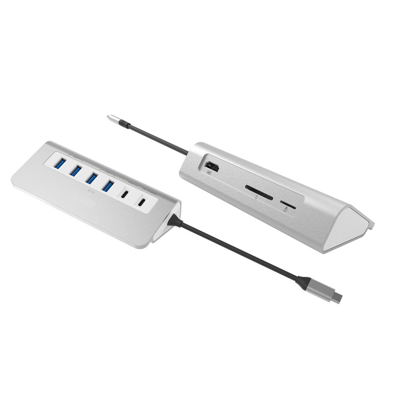 9 in 1 portable docking station per laptop con lettore di schede SD HDMI 4K