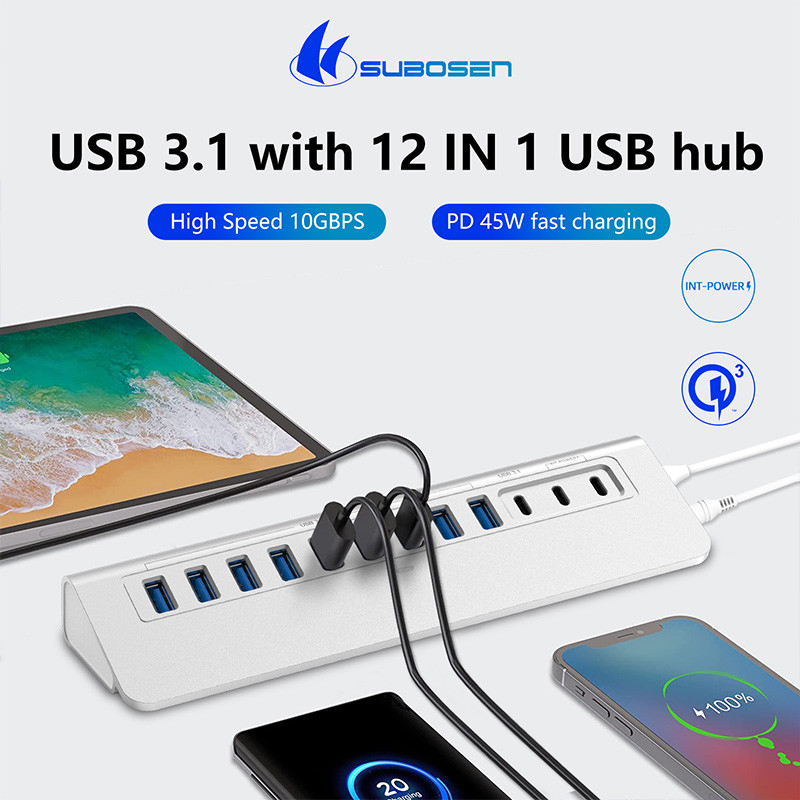 Estensore di porta di tipo C personalizzabile con connettore USB A