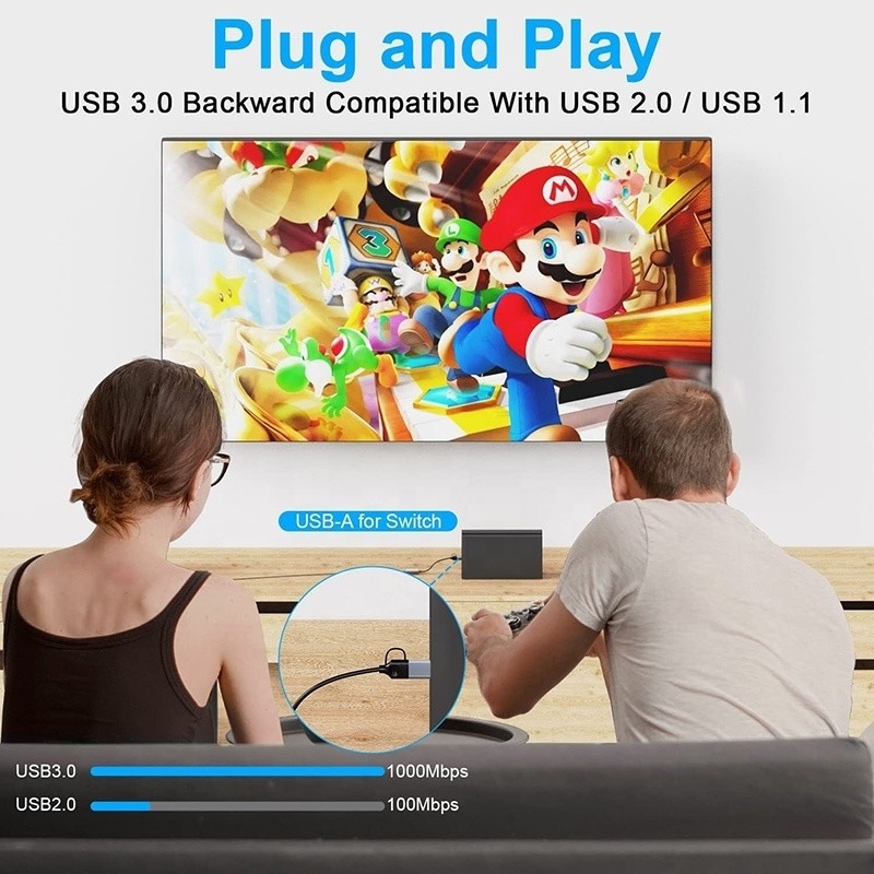 Adaptatore Gigabit LAN USB C Tipo-C a RJ45 Ethernet per laptop in forte domanda