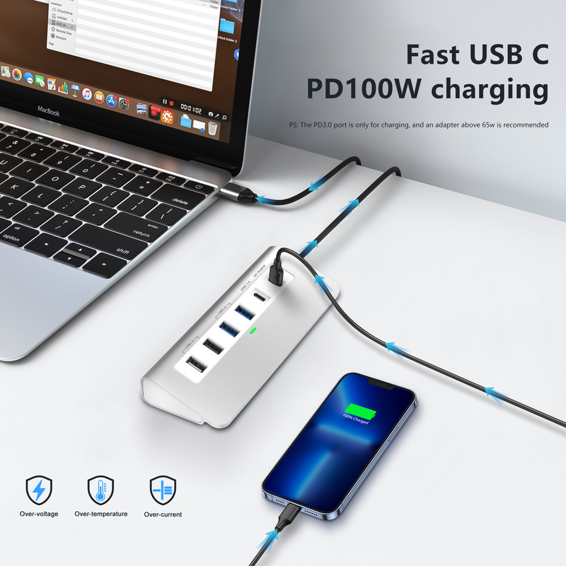Caratteristiche aggiuntive Stazione di attracco USB-C 9 in 1 con manuale d'uso e design compatto incluso