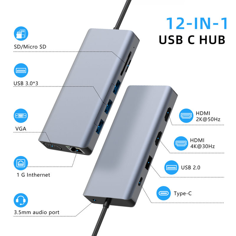 Stazione di docking USB-C: la combinazione perfetta di interfaccia USB 3.1 e connettività tramite porta di tipo C
