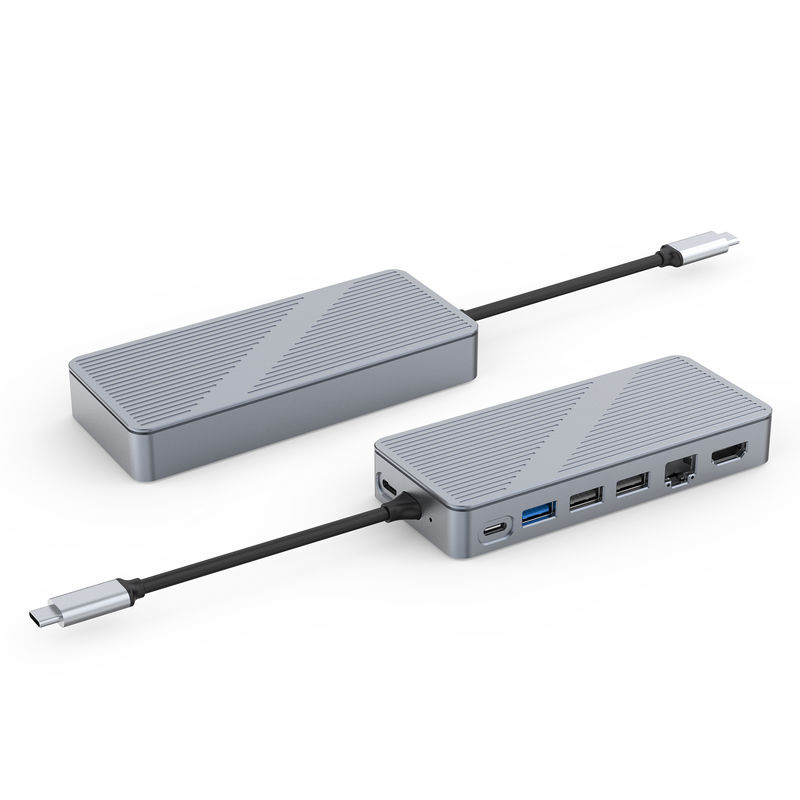 Stazione di docking USB-C USB 3.0 Ethernet 1G HDMI 4K per dispositivi USB C Compatibilità