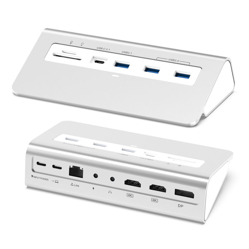 Subosen Manufacture 14 in 1 Type-c USB C 1G Ethernet 4K HDMI Desk Docking Station