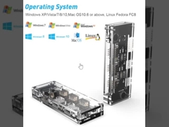 Hub USB-C 11-in-1 con doppio HDMI USB 3.0 Ethernet 3.5mm Audio per laptop Macbook