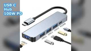 Hub USB C 9 in 1 con ricarica rapida PD da 100 W
